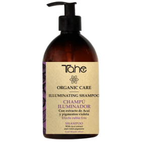 Tahe Organic Care - Champú ILLUMINATING SHAMPOO rubios fríos (vegano) 300 ml