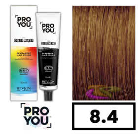 Revlon Proyou - Coloração THE COLOR MAKER 8.4 Louro Claro Acobreado 90 ml 