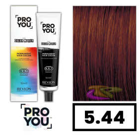 Revlon Proyou - Coloração THE COLOR MAKER 5.44 Castanho Claro Acobreado Intenso 90 ml