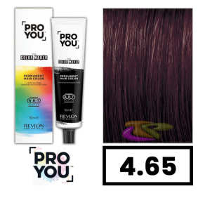 Revlon Proyou - Coloração THE COLOR MAKER 4.65 Castanho Médio Avermelhado Mogno 90 ml