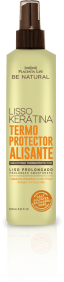 Be Natural - Spray Protector Térmico Alisador LISSO KERATINA 250 ml 
