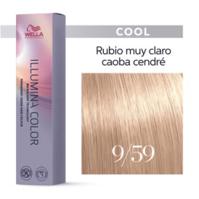 Wella - Coloração Illumina Color 9/59 Louro Muito Claro Mogno Acinzentado 60 ml 