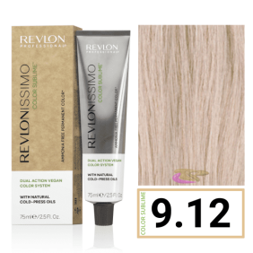 Revlon - Coloração Revlonissimo COLOR SUBLIME (sem amoníaco e vegana) 9.12 Louro Muito Claro Cinza Iridescente 75 ml