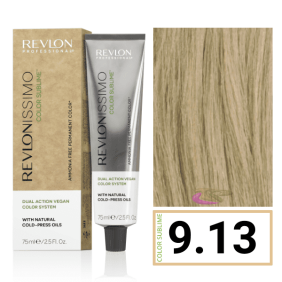 Revlon - Coloração Revlonissimo COLOR SUBLIME (sem amoníaco e vegana) 9.13 Louro Muito Claro Cinza Dourado 75 ml