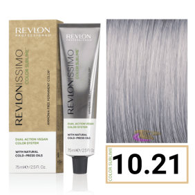 Revlon - Coloração Revlonissimo COLOR SUBLIME (sem amoníaco e vegana) 10.21 Louro Claríssimo Iridescente Cinza 75 ml