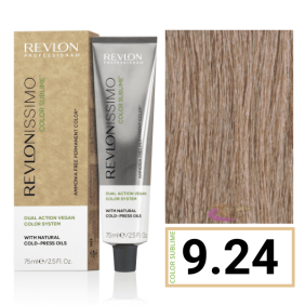 Revlon - Coloração Revlonissimo COLOR SUBLIME (sem amoníaco e vegana) 9.24 Louro Muito Claro Iridescente Brown 75 ml