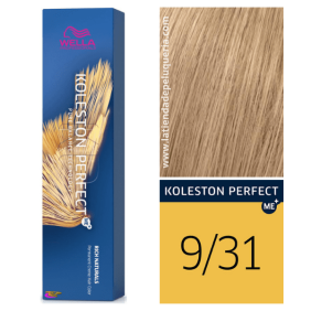 Wella - Coloração Koleston Perfect ME+ Rich Naturals 9/31 Louro Muito Claro Dourado Cinza 60 ml