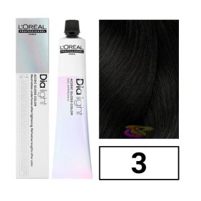 L`Oréal - Coloração DIALIGHT 3 Castanho Escuro sem amoníaco 50 ml 