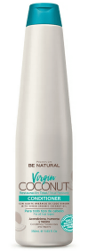 Be Natural - Condicionador VIRGIN COCONUT restauração total 350 ml (Vegano) 