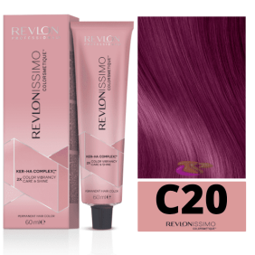 Revlon - Tinte Revlonissimo Cromatics C20 Violeta Berenjena 60 ml (Ker-Ha Complex)