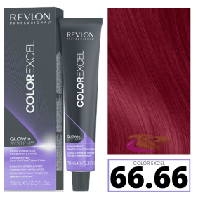 Revlon - Baño COLOR EXCEL 66.66 Rojo Púrpura Intenso (sin amoniaco) 70 ml