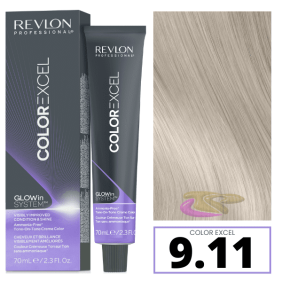 Revlon - Baño COLOR EXCEL 9.11 Rubio Muy Claro Ceniza Intenso (sin amoniaco) 70 ml