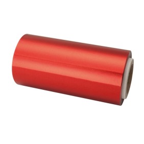 Mdm - Rolo papel alumínio vermelho 70 metros x 12 cm (cod.184)