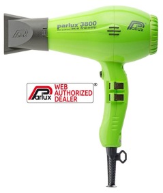 Parlux - Secador de cabelo 3800 ECO FRIENDLY IONIC CERAMIC verde (S4507001VE)