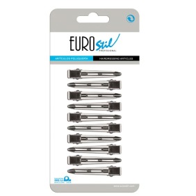 Eurostil - Cartela 10 pinças médias (00090)