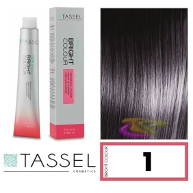 Tassel - Coloração BRIGHT COLOUR com Argan e Keratina Nº 1 PRETO 100 ml (03963)