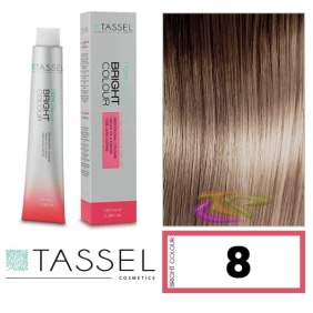 Tassel - Coloração BRIGHT COLOUR com Argão e Queratina Nº 8 LOURO CLARO 100 ml (03956)