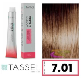 Tassel - Coloração BRIGHT COLOUR com Argão e Queratina Nº 7.01 LOURO MÉDIO FRIO 100 ml (03966)