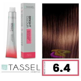 Tassel - Coloração BRIGHT COLOUR com Argão e Queratina Nº 6.4 LOURO ESCURO COBRE 100 ml (03993)