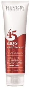 Revlon - Champô e Condicionador 2 em 1 Total Color Care 45 days BRAVE REDS 275 ml