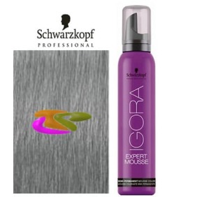 Schwarzkopf - Coloração mousse semi permanente 9,5-12 Louro Muito Claro Cinza Fumaça 100 ml