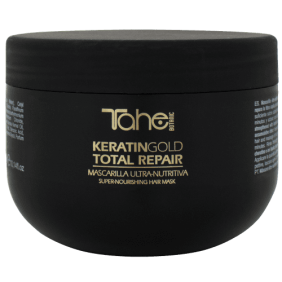 Tahe Botanic - Máscara Keratin Gold TOTAL REPAIR ultra nutritiva 300 ml