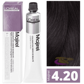 L`Oréal - Coloração MAJIROUGE 4.20 Castanho Violino Intenso 50 ml 