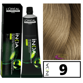 L`Oréal - Coloração INOA sem amoníaco 9 Louro Muito Claro 60 ml