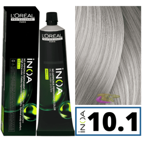 L`Oréal - Coloração INOA sem amoníaco 10.1 Louro Platino Cinza 60 ml 