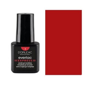 D`orleac - Verniz Gel EVERLAC EXPRESS Nº1 VERMELHO 7 ml (XE16501) 