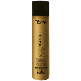 Tahe Botanic - Laca Satin Keratin Gold Nº3 Fixação Forte 400 ml 