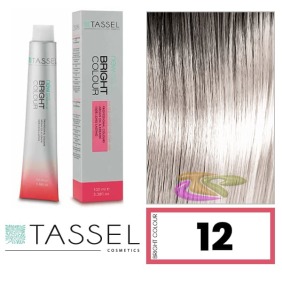 Tassel - Coloração BRIGHT COLOUR com Argão e Queratina Nº 12 SÚPER ACLARADOR LOURO NATURAL 100 ml (04605)