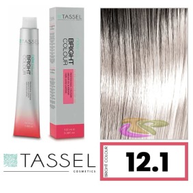 Tassel - Coloração BRIGHT COLOUR com Argão e Queratina Nº 12.1 SÚPER ACLARADOR LOURO CINZA 100 ml (04606)