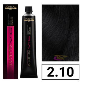 L`Oréal - Coloração DIARICHESSE 2.10 Preto Azulado sem amoníaco 50 ml