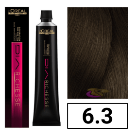 L`Oréal - Coloração DIARICHESSE 6.3 Louro Escuro Dourado sem amoníaco 50 ml