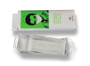 Mdm - Máscara branca com elástico 100 unidades (cod.1031) 
