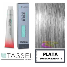 Tassel - Coloração Semipermanente BRIGHT COLOUR com Argão e Queratina PRATA SUPER ACLARADOR 100 ml (04820)