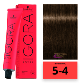 Schwarzkopf - Coloração Igora Royal 5/4 Castanho Claro Bege 60 ml