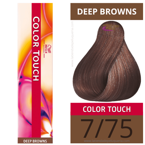 Wella - Banho COLOR TOUCH Deep Browns 7/75 (sem amoníaco) de 60 ml 
