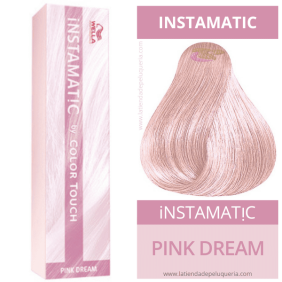 Wella - Banho de cor COLOR TOUCH INSTAMATIC Pink Dream (ROSA PASTEL)  (sem amoníaco) 60 ml 