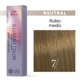 Wella - Coloração Illumina Color 7/ Louro Médio 60 ml 