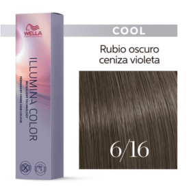 Wella - Coloração Illumina Color 6/16 Louro Escuro Cinza Violeta 60 ml 