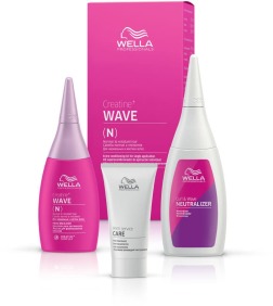 Wella - Kit permanente CREATINE+ WAVE (N) para fazer cachos 205 ml 