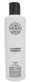 Nioxin - Champô purificador SISTEMA 1 para cabelo NATURAL com PERDA DE DENSIDADE LEVE 300 ml 
