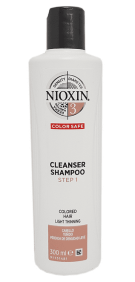 Nioxin - Champô purificador SISTEMA 3 para cabelo TINGIR com PERDA PÉRDIDA DE DENSIDADE LEVE 300 ml