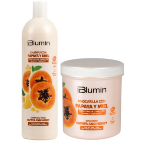 Blumin Urban - Kit Oferta Mamão e Mel (champô 1000ml + máscara 700ml) 