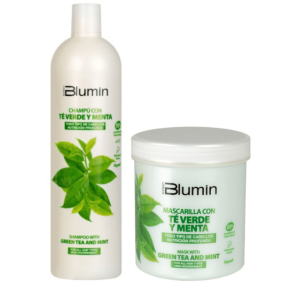 Blumin Urban - Kit Oferta Chá Verde e Hortelã (champò 1000ml + máscara 700ml)