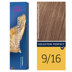 Wella - Coloração Koleston Perfect ME+ Rich Naturals 9/16 Louro Muito Claro Acinzentado Violeta 60 ml