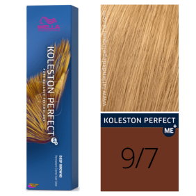 Wella - Coloração Koleston Perfect ME+ Deep Browns 9/7 Louro Muito Claro Brown 60 ml