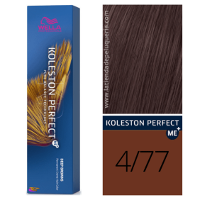 Wella - Coloração Koleston Perfect ME+ Deep Browns 4/77 Castanho Médio Brown Intenso 60 ml